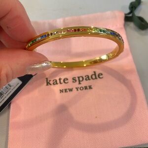 Kate Spade bangle bracelet “Ring it up”. Multi color